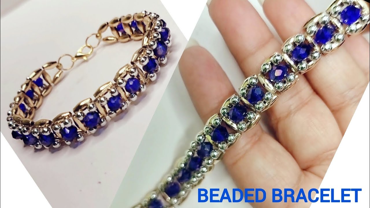 Beaded Bracelet For Beginners 🥰 Diy Beads Bracelet Easy Tutorial 👍 ...