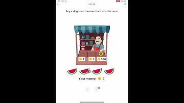 Easy Game - Brain Test Level 132 - Buy a ring from the merchant at a discount