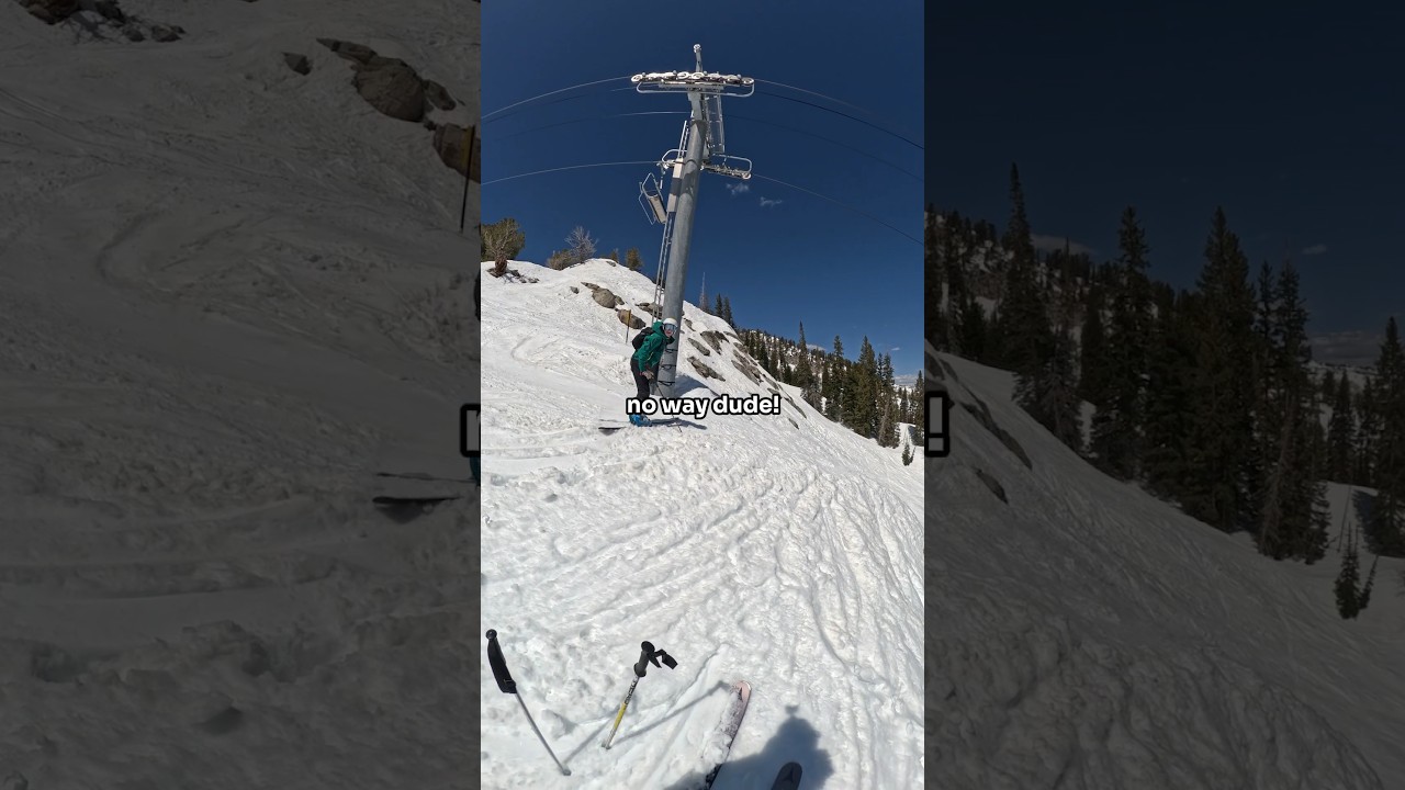 Random guy compliments my skiing!😂 