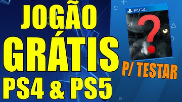 JOGÃO GRÁTIS NO PS4 E PS5 PARA TESTAR !!! TEMPO LIMITADO !!
