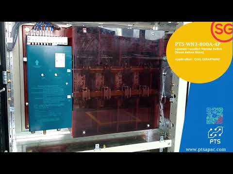 PTS WN3 800A 4 Poles With PTS WST 7 Microprocessor Processor