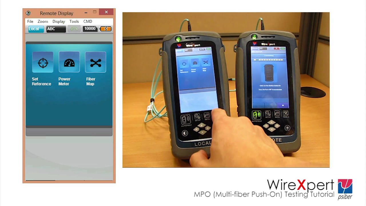 Psiber WireXpert , MPO MTP Testing Tutorial (UPDATED) - YouTube