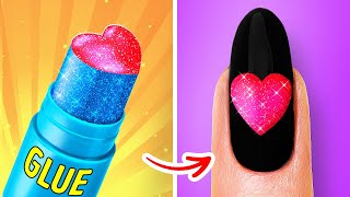 CARA ANEH NGUMPETIN MAKEUP KE DALAM KELAS || Kiat Lukisan Lucu & Ide Seni DIY oleh 123 GO Like!