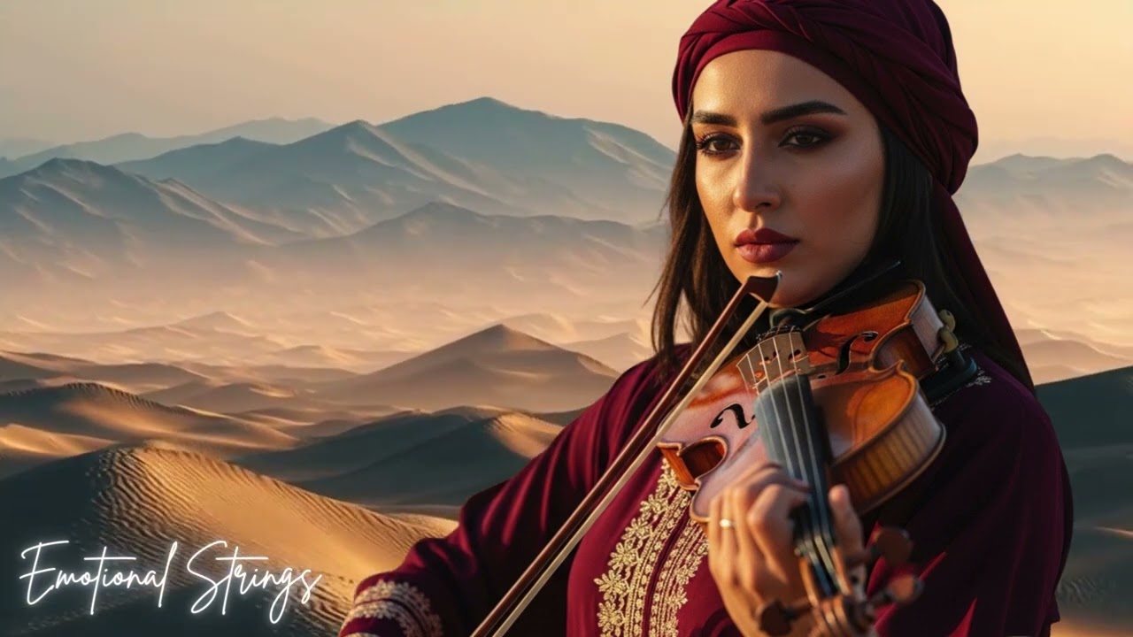 Cinematic Violin Beneath the Desert Sky