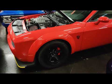 Starting up a Dodge Demon for the first time.