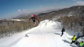 Corona World Championships of Snowboarding - GoPro Slopestyle Course Preview w/ Jamie Anderson