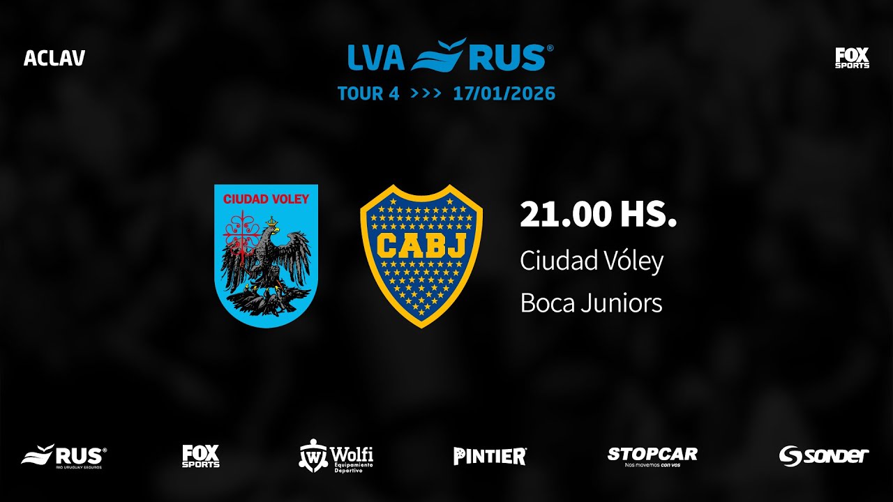 LVA RUS 25-26 | TOUR 4 | DIA 3: Ciudad Vóley vs. Boca Juniors