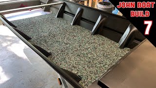 Installation De Plancher En Aluminium Et Hydroturf Pour Jon Boat Jon Boat Build