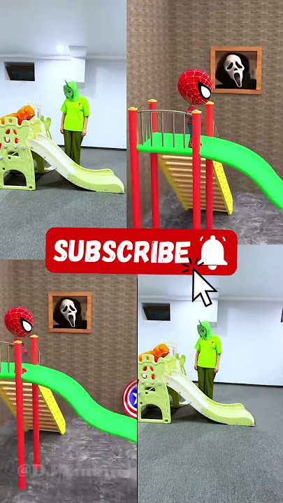 GTA V Spiderman slides down the slide #gta parody of @djenmin #funny #sprunki
