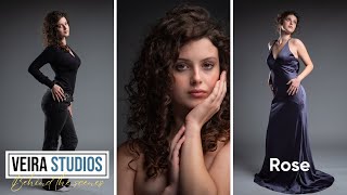 Behind the scenes of a first ever photo shoot with Rose
