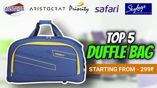Top 5 Best Duffle Bag In India 2021 | 2 Wheel Duffle Travelling Bag | Duffle Bags | Prices | Reviews