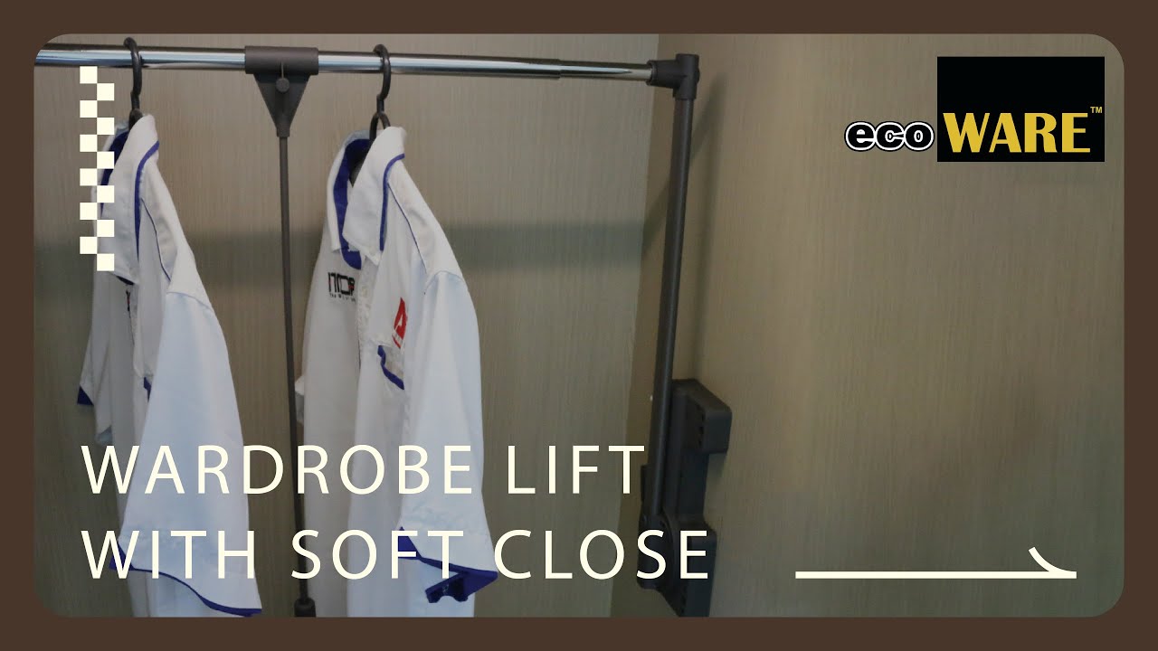 Caldo 011 & 211 - Wardrobe Lift With Soft Close