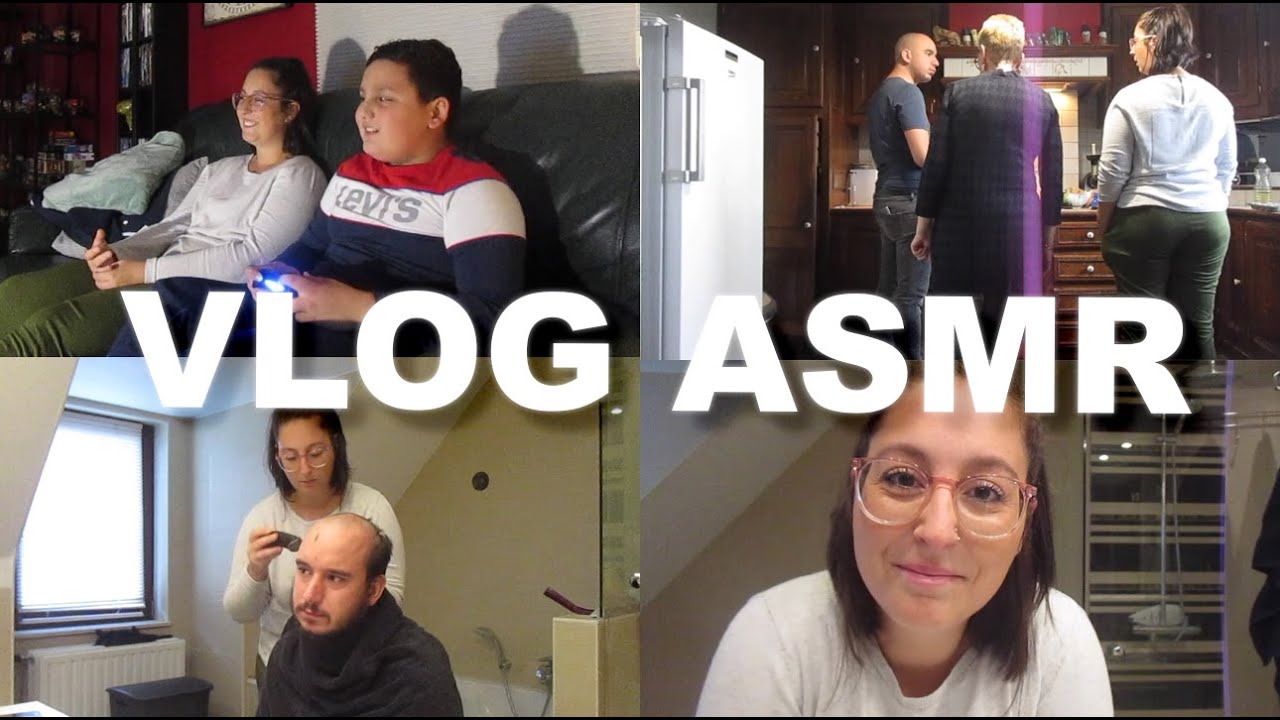 VLOG ASMR | DINER EN FAMILLE - Cuisine, ménage, etc