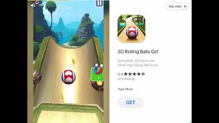 3D Rolling Balls Go Ad