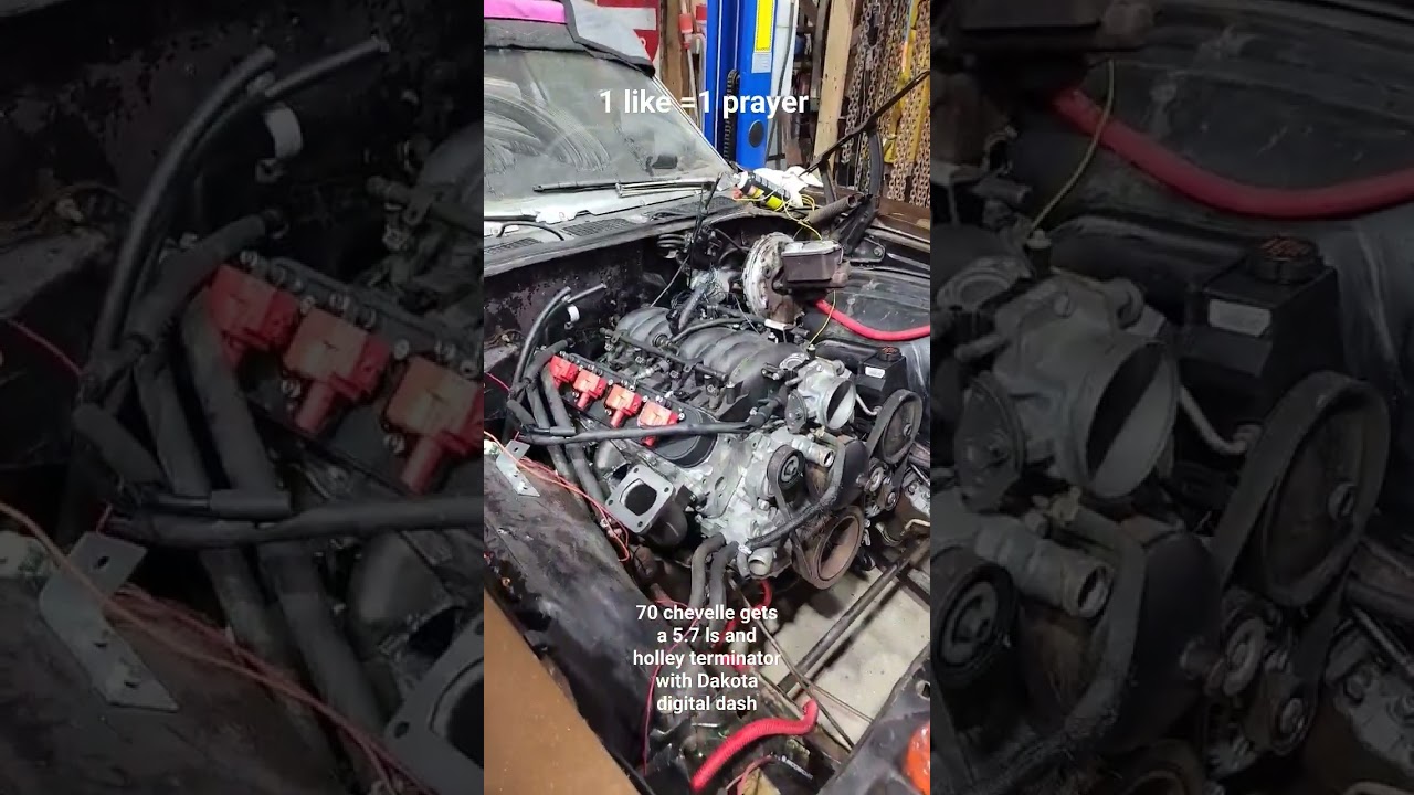 70 chevelle ss holley terminator with Dakota digital dash