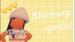 Bloxburg Quotes Picture codes