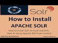 AEM + Solr #2 | How to install Apache Solr on local machine