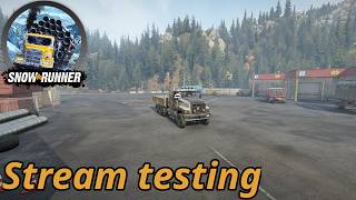 Snow Runner Stream Testing