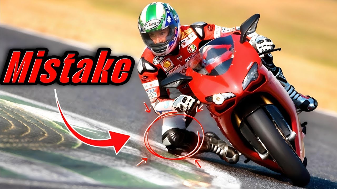 Боитесь наклониться? Вот как выглядит страх на мотоцикле.