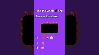 find the black whole comment answer first second third fourth