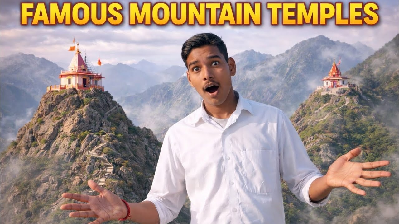 😱 Visiting the hanumaan tempal in the mountain 🏔️||Famous mountain temples ⛳|| Jeetu blogger 