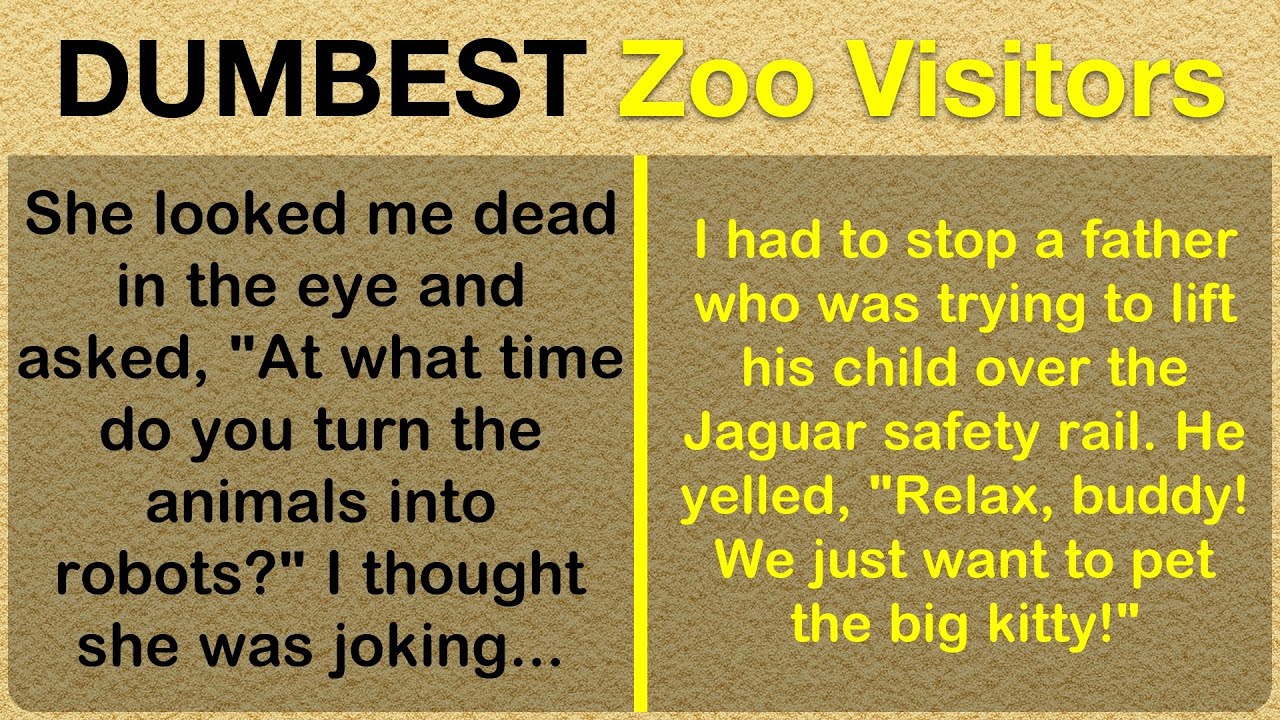 Tales of the DUMBEST, Most Brainless Zoo Visitors! 🦁🦓