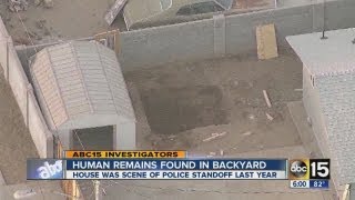 Human remains found in box in backyard
