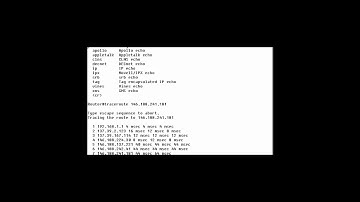CISCO Network CCNA-4.4.7 Router configuration - Interfaces - trace route