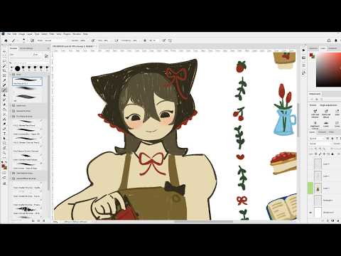 i'm back!!! doodling & chatting  ໒꒱ ‧₊˚draw with me ( ˆˆ) .ᐟ.ᐟ