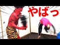 鬼タイジ 最強の鬼 バク転 豆まき いざ勝負 