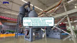 SBM MTW European Trapezium MillUnlocks New Value for the Barite Industry