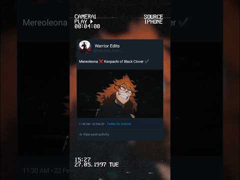 Mereoleona Vermillion Blackclover Mereoleona 