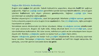 Turkish Listening Exercises 2: Yoğun Bir Günün Ardından Resimi