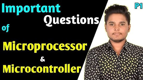 Microprocessor and microcontroller important questions // Ex-6th Sem