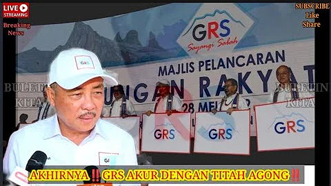 AKHIRNYA‼️GRS AKUR DENGAN TITAH AGONG‼️