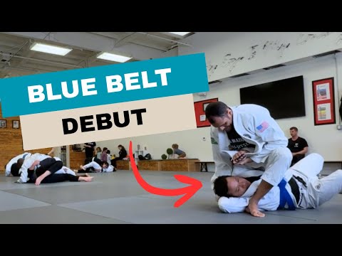 Black Belt vs Blue belt Debut - BJJ Rolling Commentary