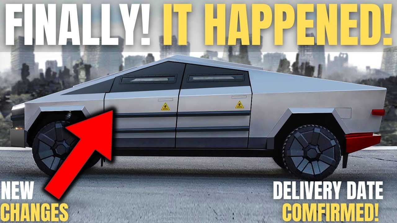 GAME OVER! Elon Musk Announces The Tesla Cybertruck FINALLY Has A Delivery  Date & Some NEW Changes! 