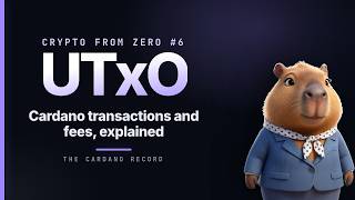 What is a UTxO How Cardano transactions and fees work | Crypto from Zero #6
