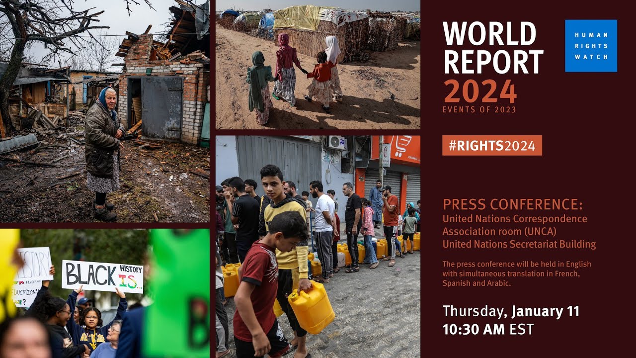 Release of World Report 2024 YouTube