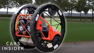 Small Car Is Transformed Into A Spinning Amusement Ride