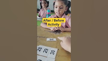 After Before activity । nipun activity for math #shorts #viral #nipunbharat