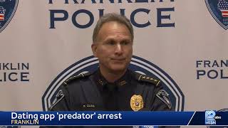 LIVE The Franklin Police Department is holding a news conference on the arrest of Timothy Olson