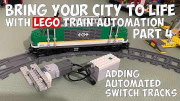 LEGO Train Automation Part 4! 🚂🔀 Automating Switch Tracks for Smarter Railways
