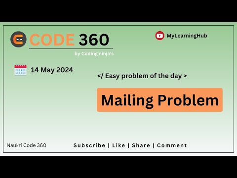 Easy Coding Problem Solution | Mailing Problem | 14 May 2024 | Strings | Data Structures | Java