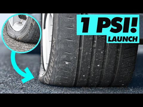 Do Flat Tyres Make Your Car FASTER? | For Science