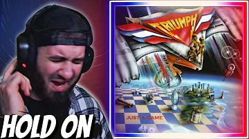 FIRST TIME HEARING Triumph - Hold on | The Crescendo IS CRAZY!! REACTION