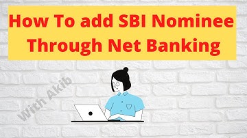 How To add SBI Nominee Through Net Banking | How To Add Nominee In SBI Account | Online Nominee Add