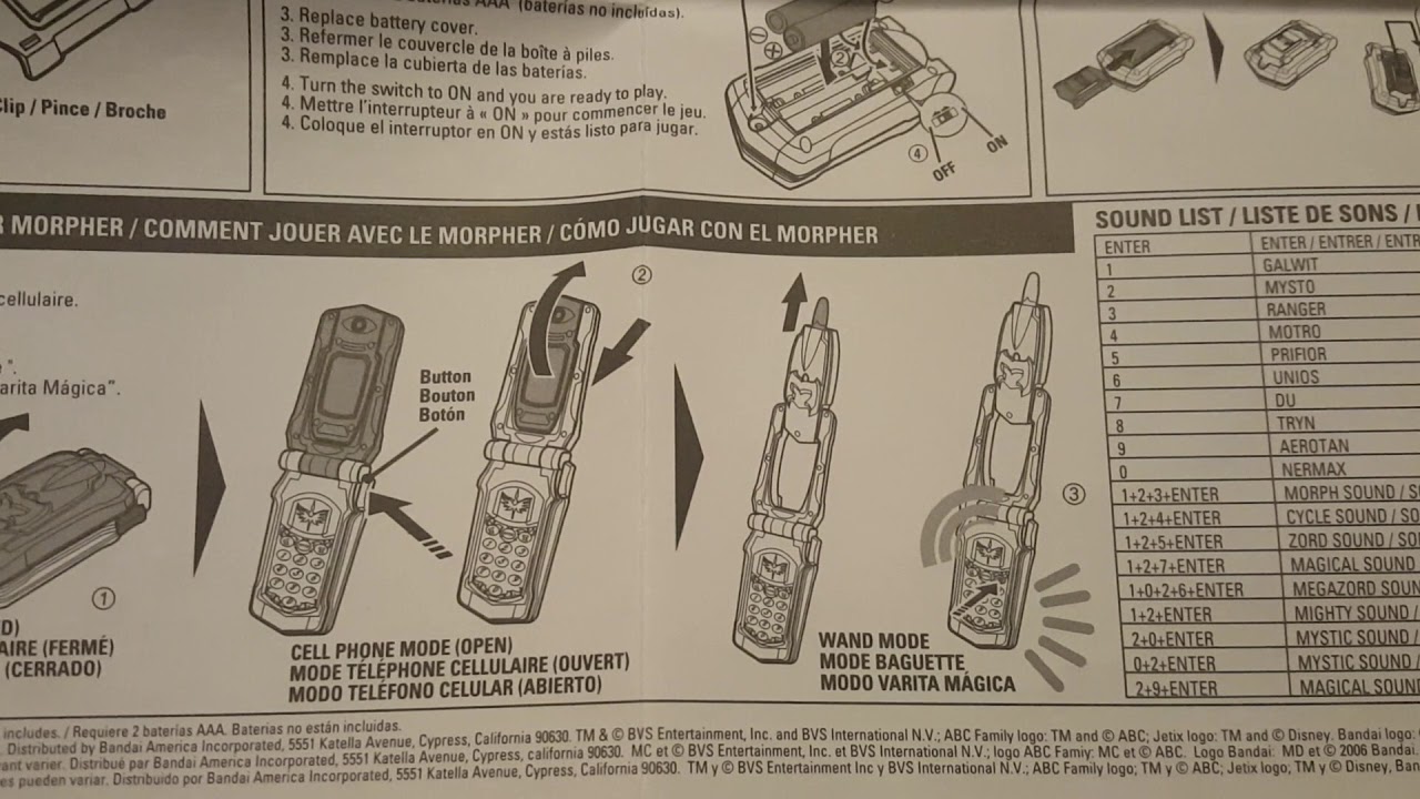 Power Rangers Mystic Force Mystic Morpher