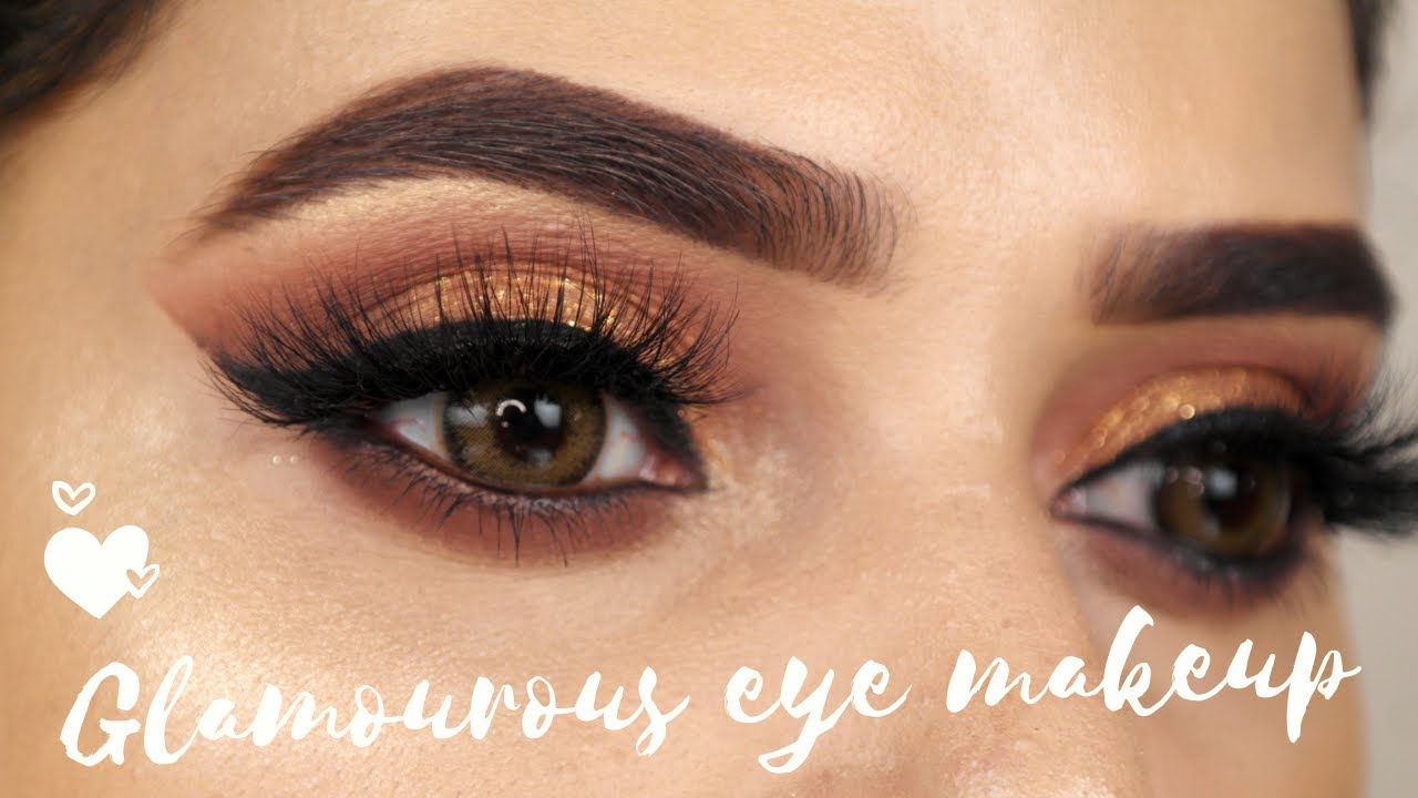 Coral Gold Peach Eye Makeup Tutorial YouTube