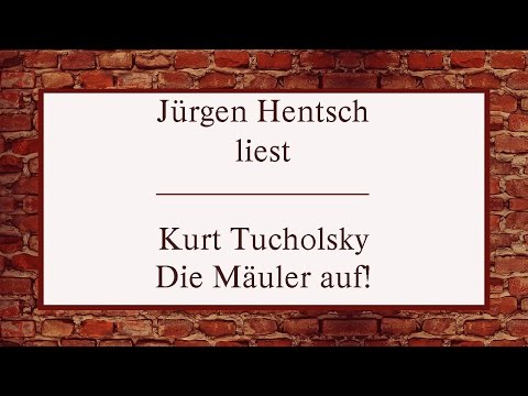 Kurt Tucholsky „Die